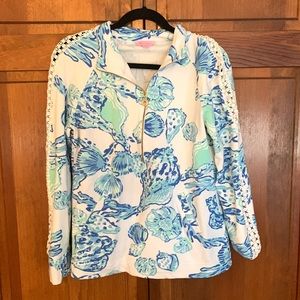 Lily Pulitzer quarter zip! Size M. In great condition! Hardly worn!